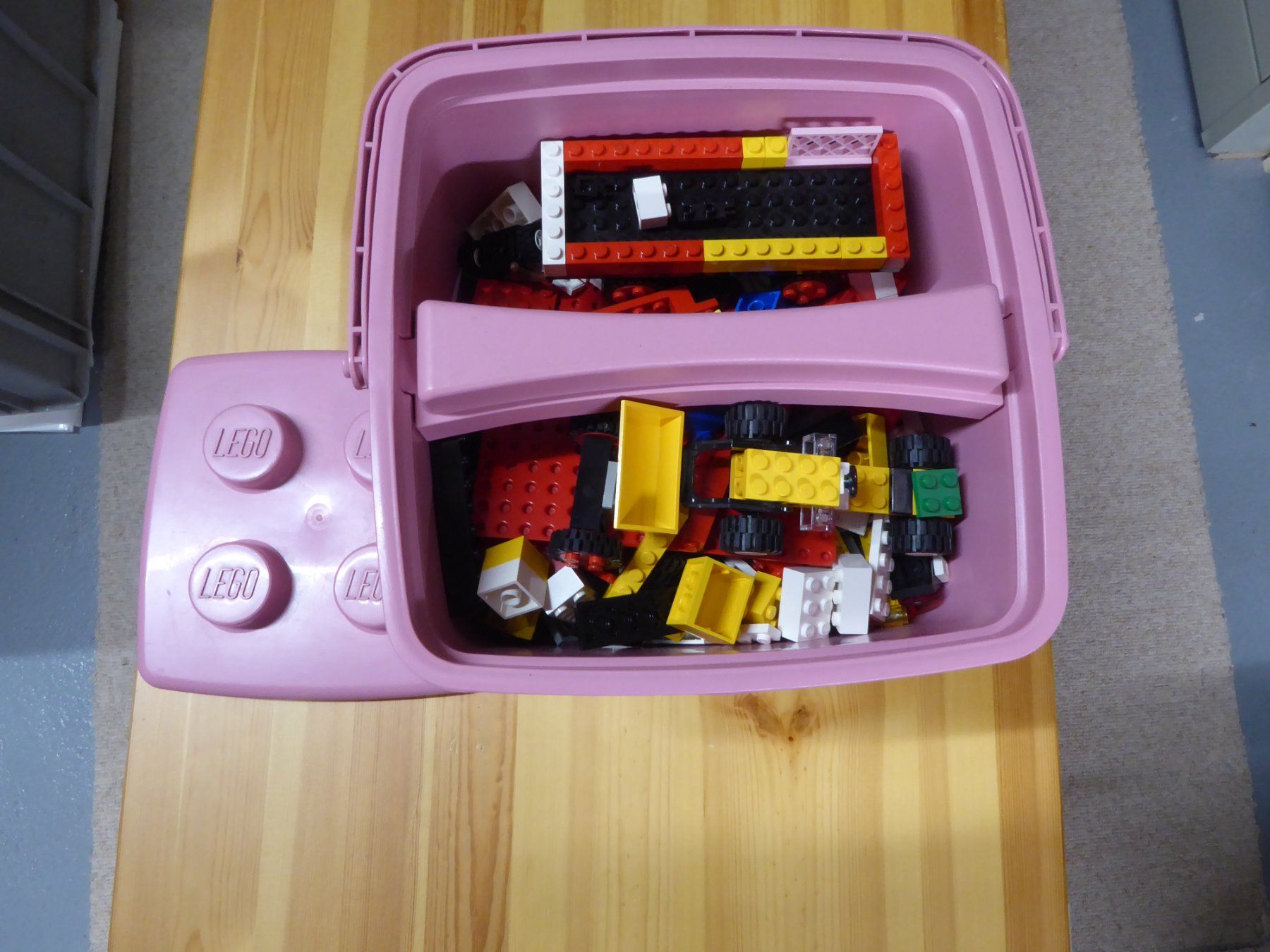 Lego Giocattoli: Lego System Bauklötze, mit Behälter – Usato da Mühleberg venduto da Pumori 4