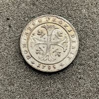 1/2 Batz Kanton Bern 1785 VZ+
