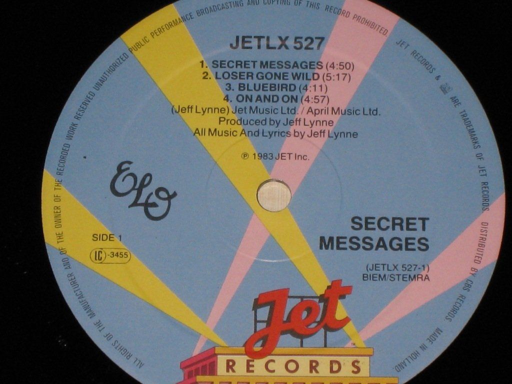 Dischi in vinile: LP - ELO - SECRET MESSAGES – Usato da Steckborn venduto da Quo7 1