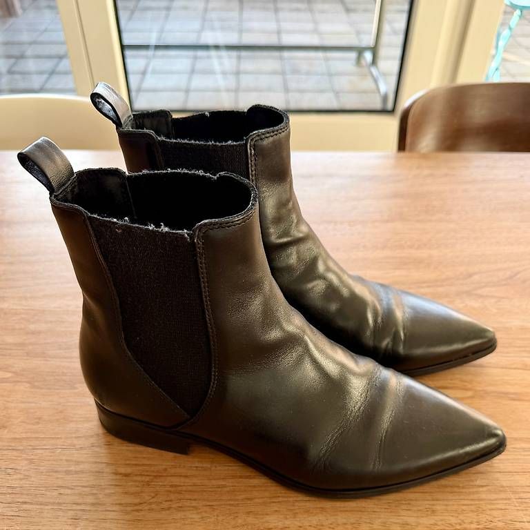 Scarpe da donna: Chelsea Boots, Gr. 41, schwarz – Usato da Steinhausen venduto da asgs