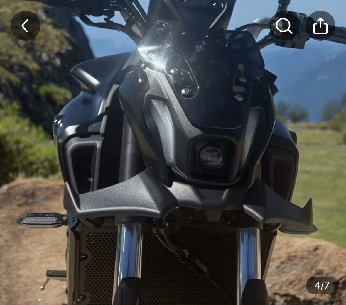 Toutes les pièces détachées moto: Spoiler – D'occasion à Haldenstein par vasco76 1