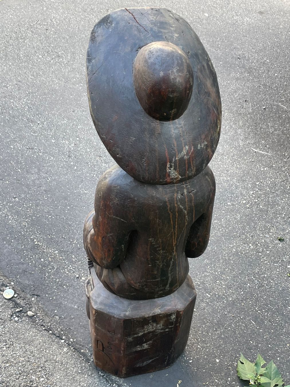 Skulpturen & Statuen: Vintage Holz Skulptur Asien – Gebraucht aus Zürich von Vintage-1993 9