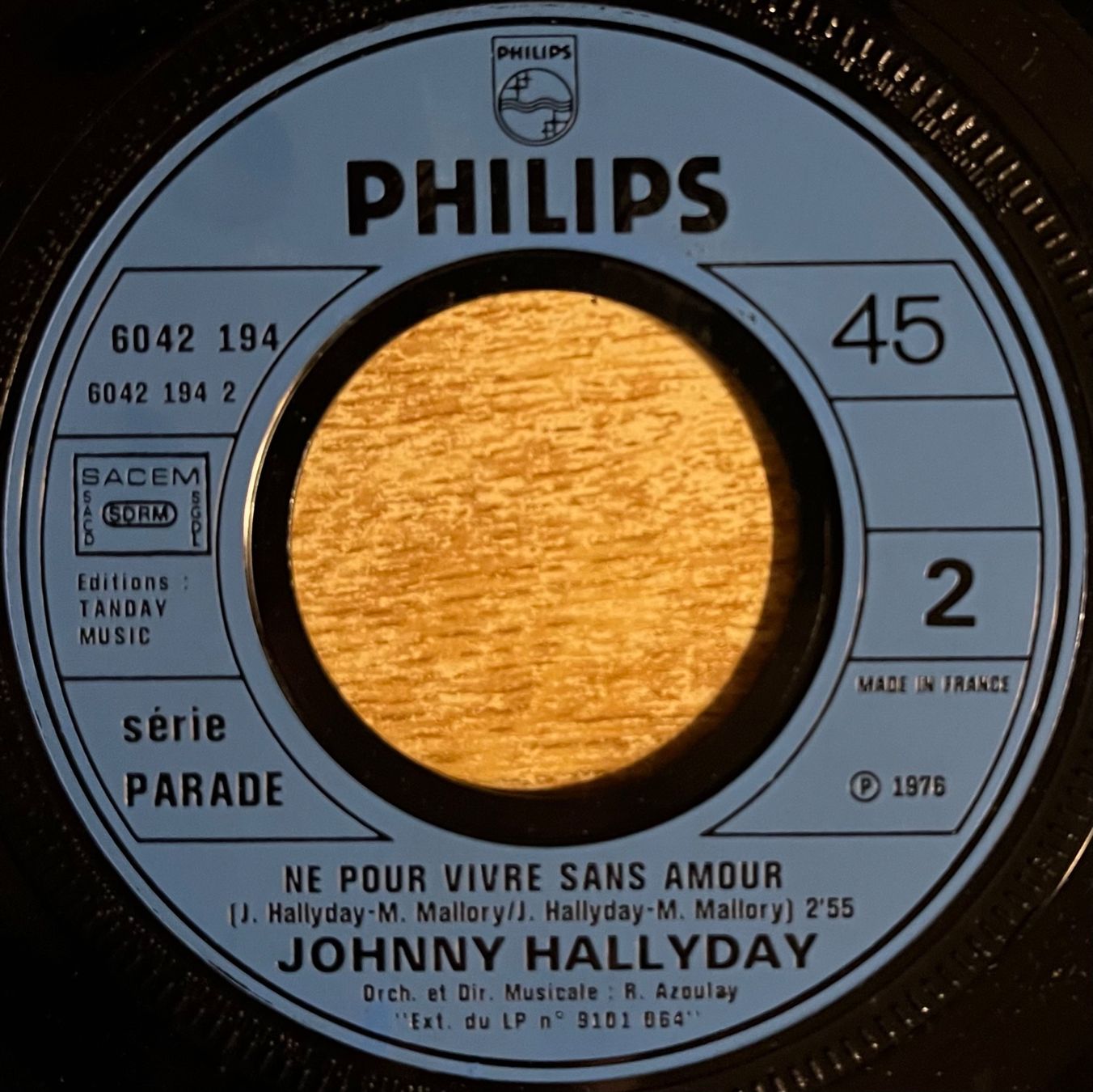 Schallplatten: JOHNNY HALLYDAY - GABRIELLE – Gebraucht aus Bussigny von vinyl-pas-cher 3