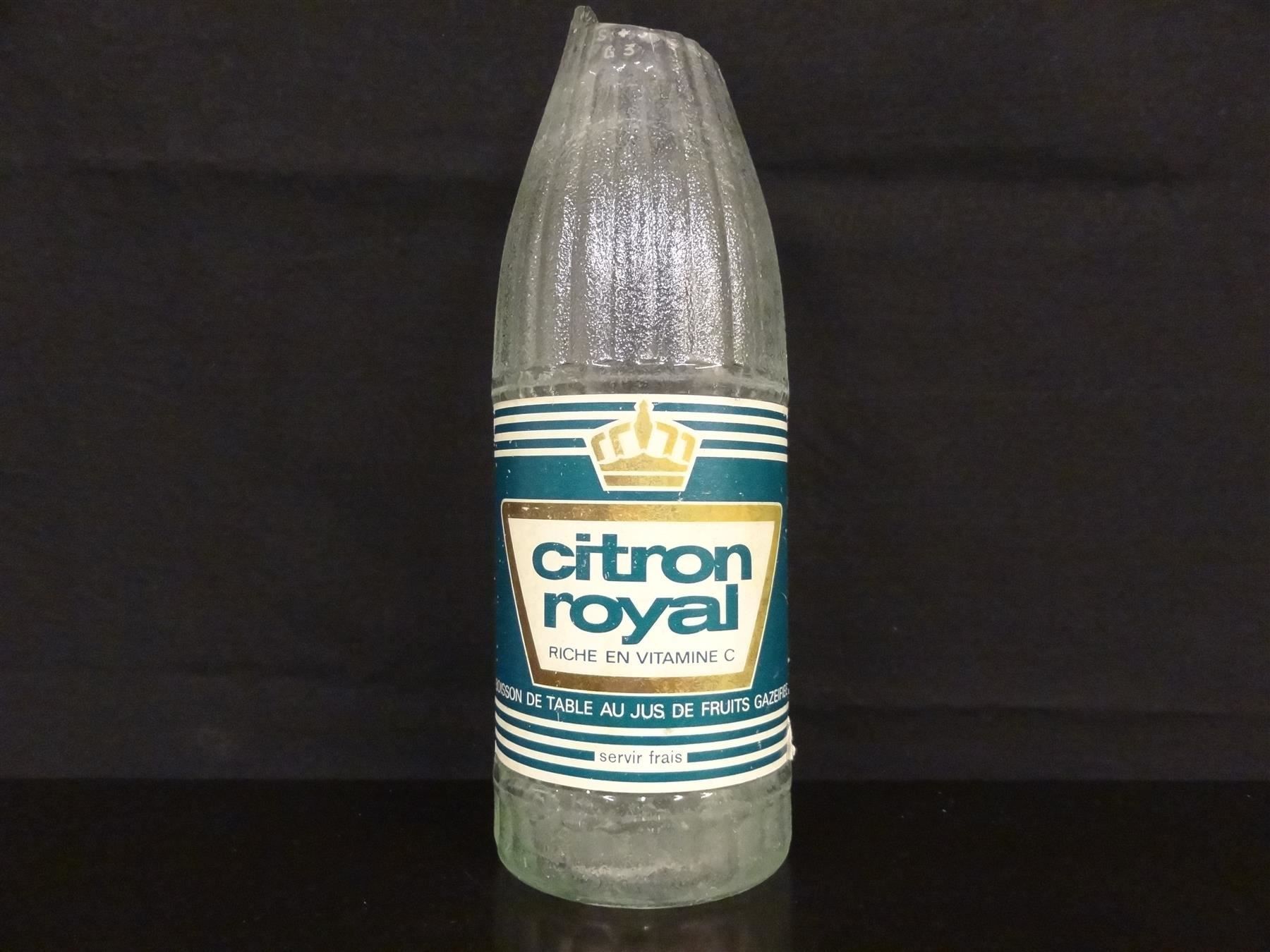 Gläser, Krüge & Flaschen: alte Flasche ELMER CITRON ROYAL 1963 – Gebraucht aus Kerzers von Flaschenposten 9
