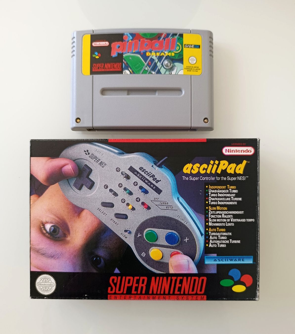 Nintendo Controller: Controller Asciiware Super Nintendo mit Originalverpackung – Gebraucht aus Wil SG von Donaldus