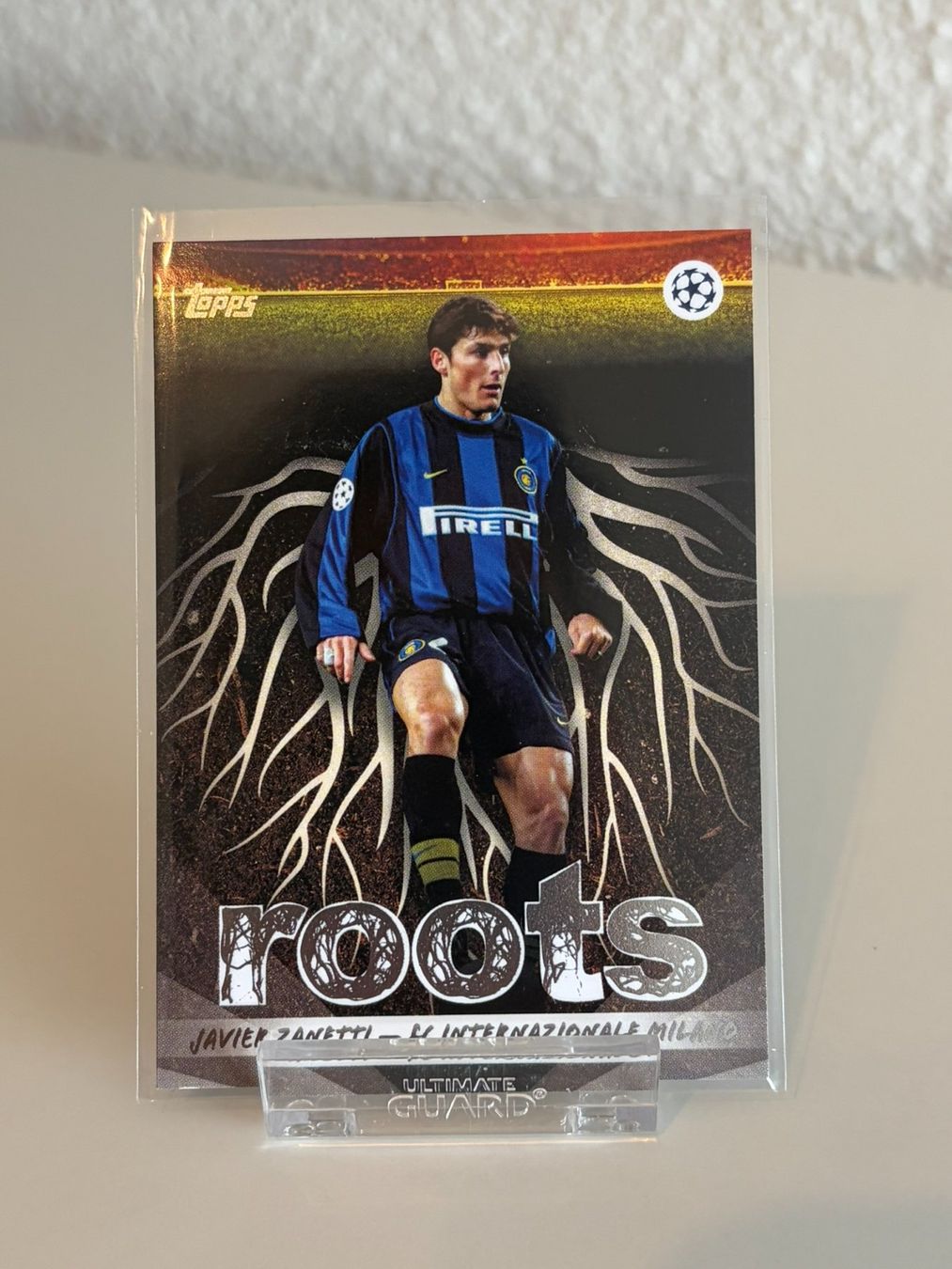 Topps Sammelbilder & Trading cards: Javier Zanetti Roots Insert Topps UCC Flagship 25/26 – Neu (gemäss Beschreibung) aus Rebstein von Joshua2303