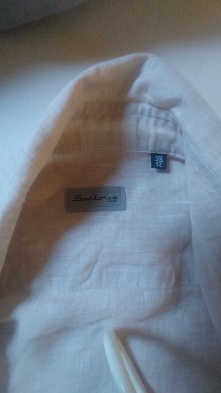 Camicie: Sartorio Leinenhemd, hellbeige, L – Usato da Winterthur venduto da ugahugah 2
