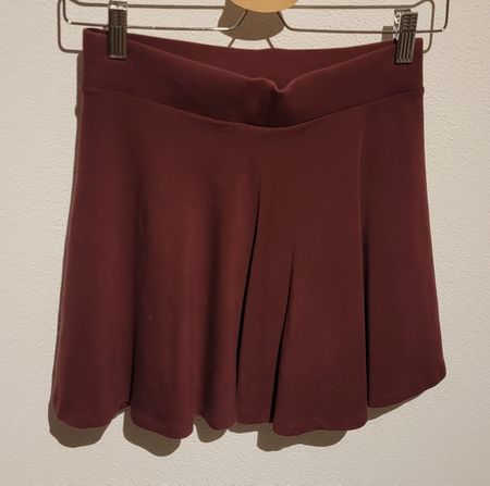 Gonna a campana - burgundy - M