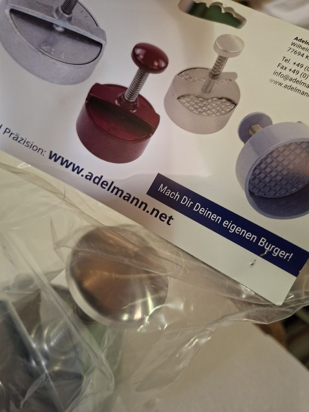 Elettrodomestici da cucina: Adelmann Hamburger Presse neu – Nuovo e nell'imballaggio originale da Grossdietwil venduto da hufi10 4