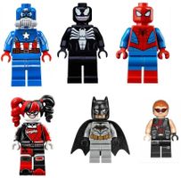 Original LEGO 6 Super Heroes Figuren -LA