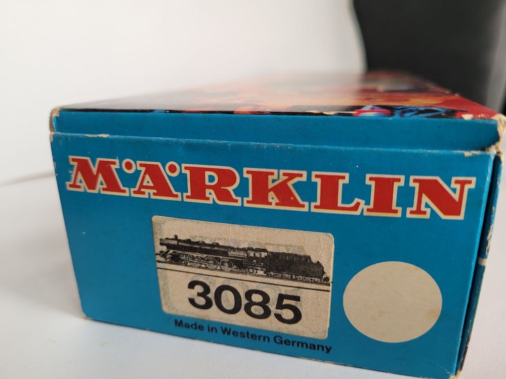 Locomotive à vapeur Märklin 3085 avec boîte d'origine. Top 5