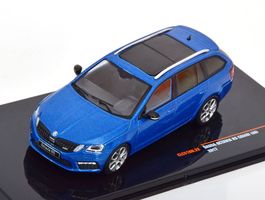 Skoda Octavia III Combi RS Phase II 2017-2020 blau met. 1:43