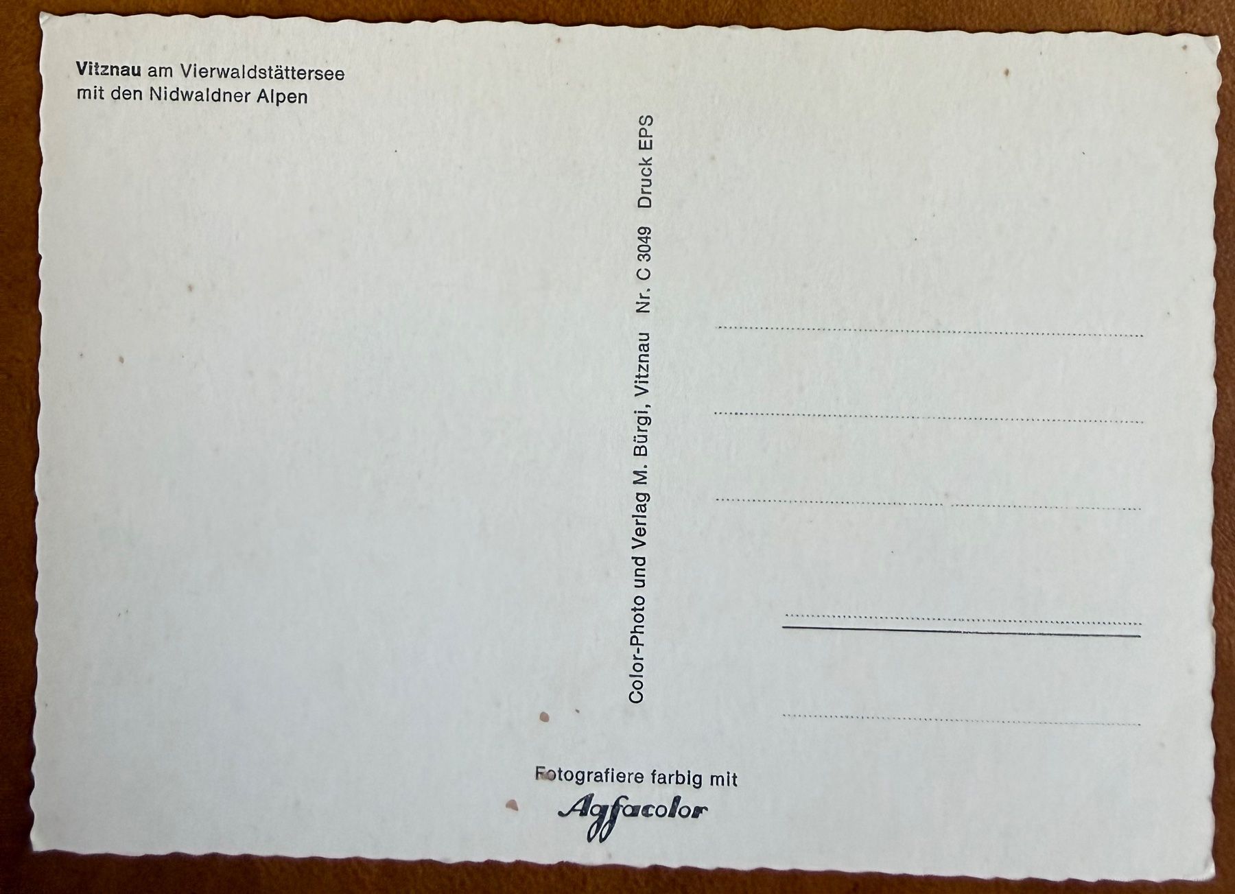 Cartoline postali: Vitznau - Panorama - Dampfschiff - AK – Usato da Lutry venduto da Ediego 1