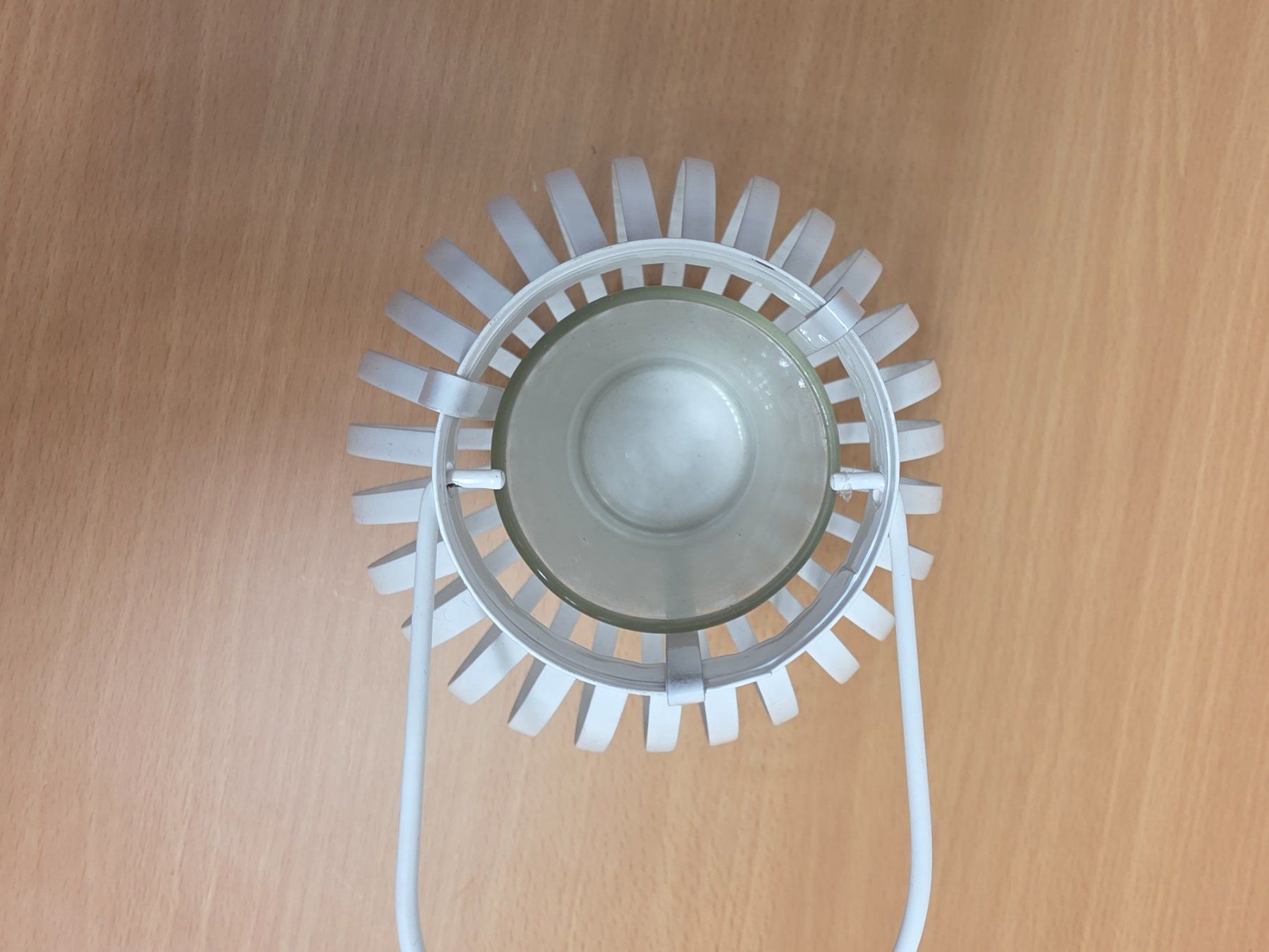 Portacandele: Teelicht Glas, Windlicht, Teelichthalter weiss – Usato da Nebikon venduto da Japostyle 2
