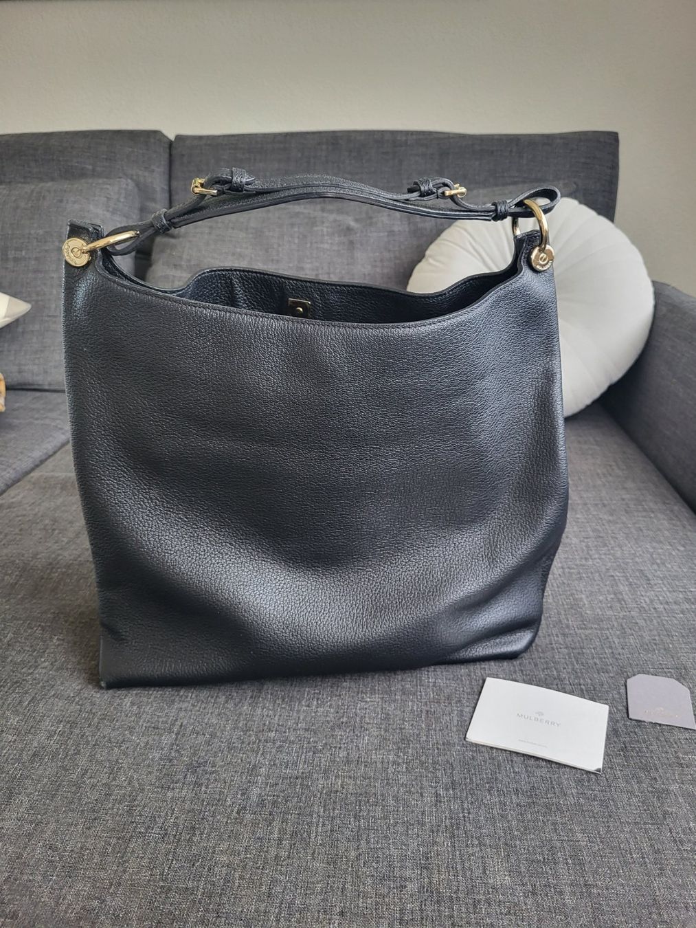 Mulberry Borse da donna: Mulberry Freya Hobo schwarz – Usato da Unterkulm venduto da Swentya 3