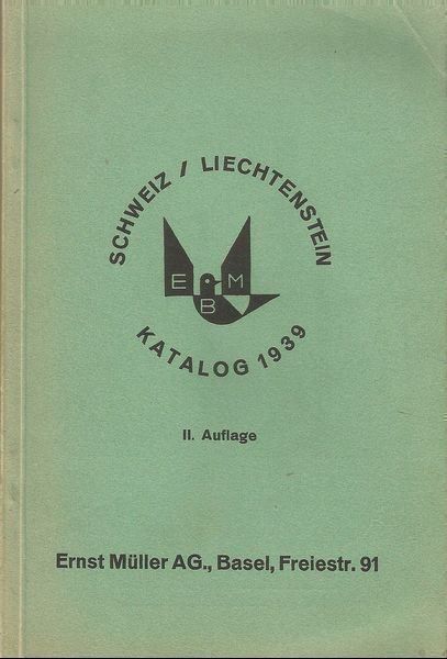 Libri: Schweiz Liechtenstein Briefmarken Katalog 1939 – Usato da Bern venduto da Grindelwaldaus