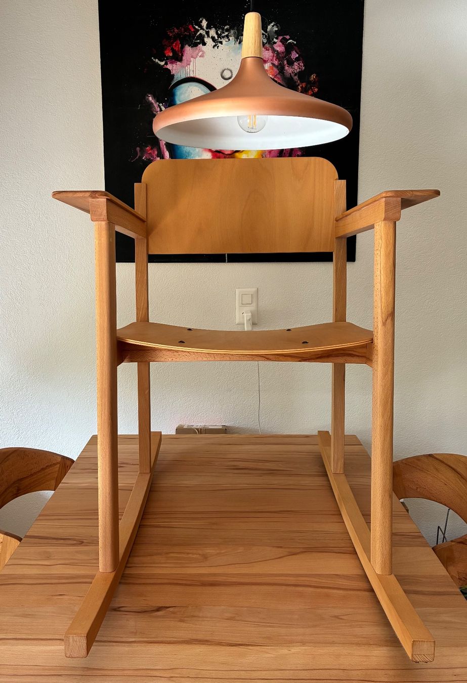 Sedie: Schaukelstuhl Unikat Buche – Usato da Bern venduto da hannes3012