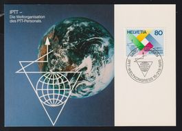 Maximumkarte: IPTT-Weltkongress Interlacken 15.-21.9.1985