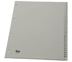 iba Kunststoffregister A4, 31er Register nummeriert - 88 Stk