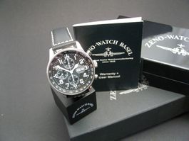 Neuer Zeno X-Large Pilot Chronograph Day-Date, mit Garantie!