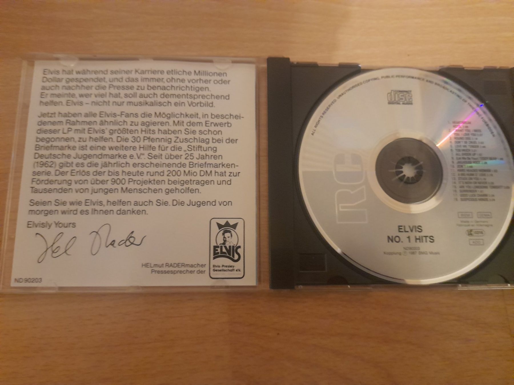 CD: CD Elvis - No. 1 Hits – Usato da Lustmühle venduto da chevi03 1