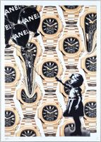Death NYC Pop Art Druck " Chanel Banksy Girl Patek Philippe