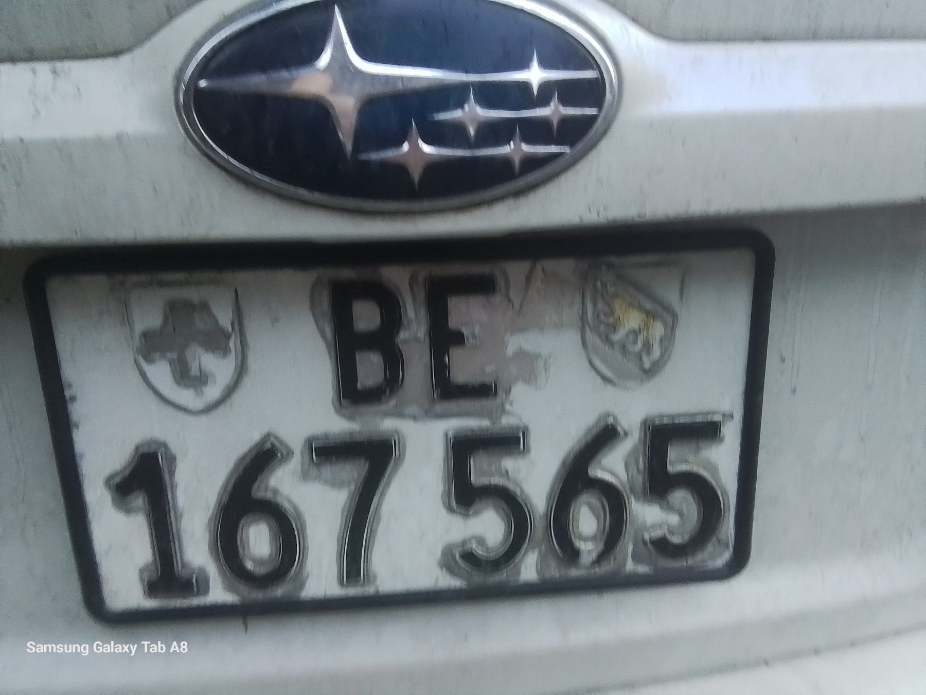 Insegne: Top BE 167565 Autonummer,Nummernschild Hochformat Youngtimer – Usato da Sankt Stephan venduto da flohmivintage
