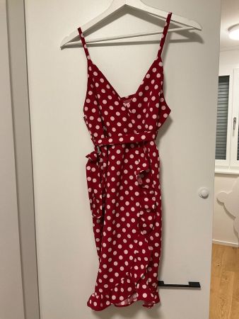 Sommer-Pünktchen Kleid Gr.XS