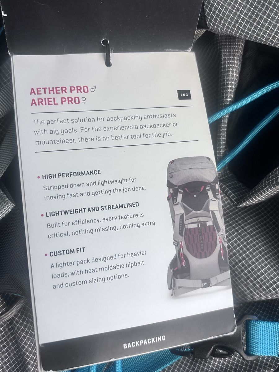 Osprey Rucksäcke: Osprey Ariel Pro 65 Wanderrucksack - NEU – Neu und originalverpackt aus Zürich von engebrunau 2