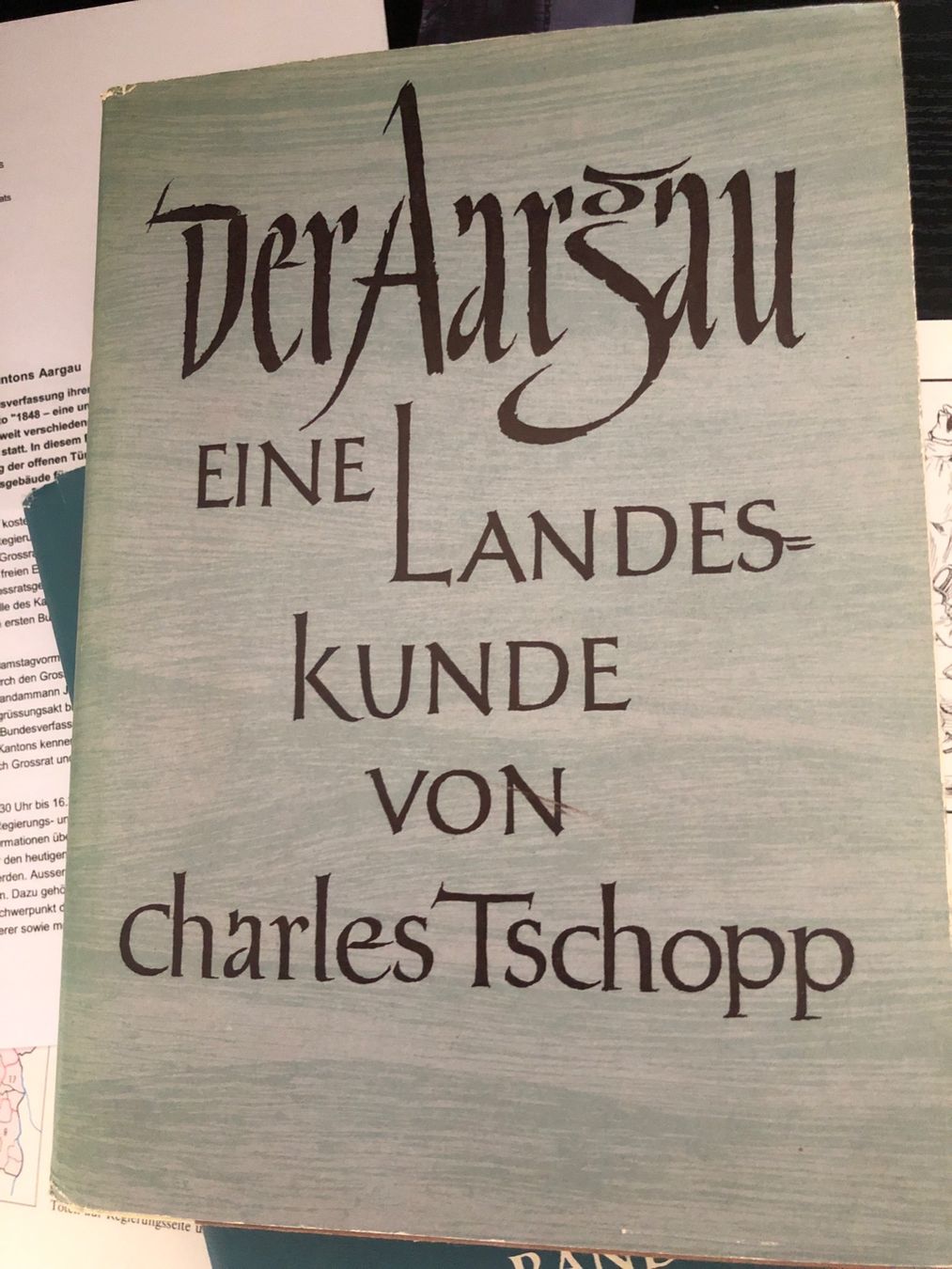 Bücher: Der Aargau. eine Landeskunde, von Charles Tschopp – Gebraucht aus Erlinsbach SO von Silverstorm