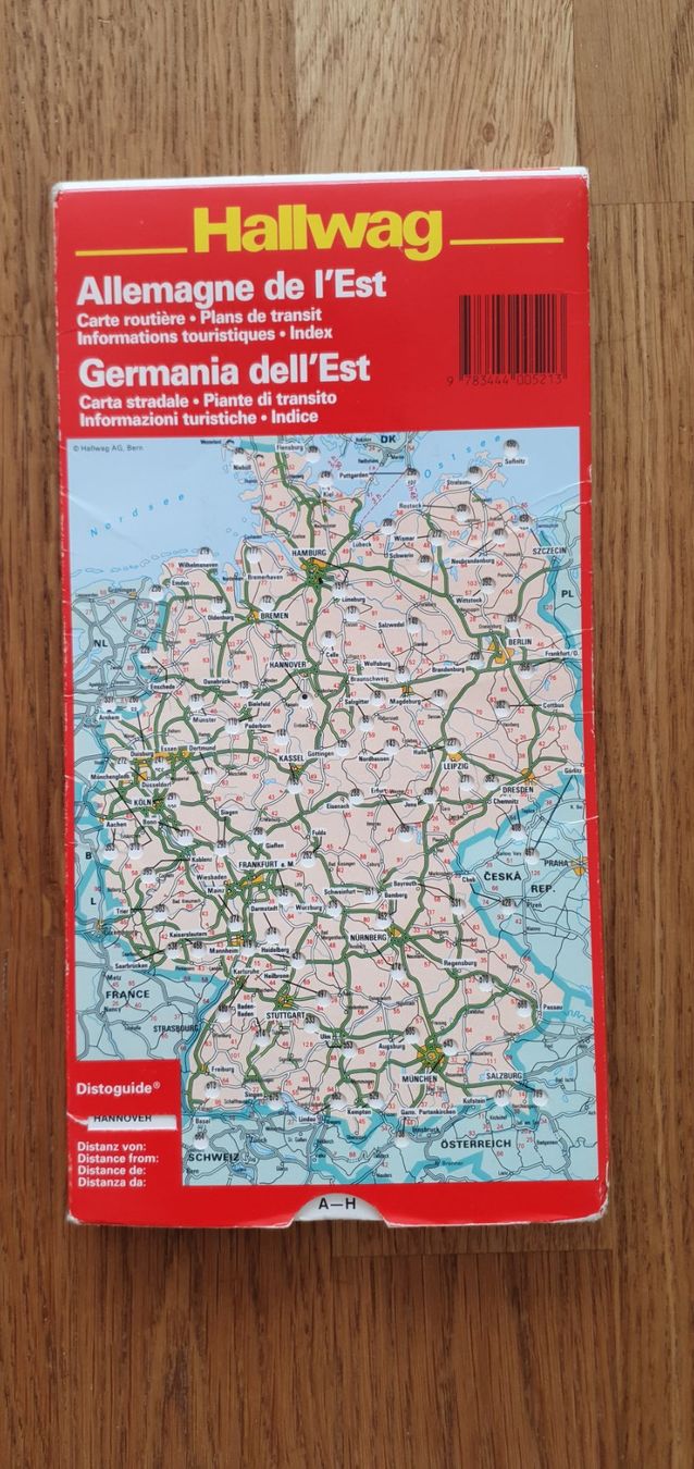 Landkarten & Atlanten: Strassenkarte Ostdeutschland – Gebraucht aus Winterthur von Epi52 1