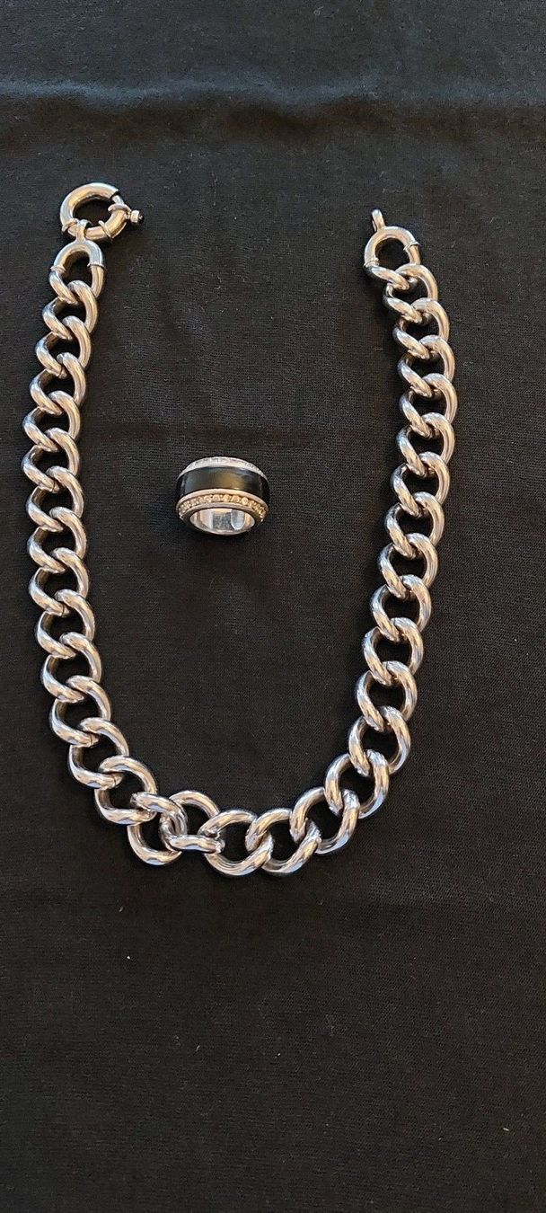 Catenine: Halskette mit Ring – Usato da Untersiggenthal venduto da GiuseppinaM