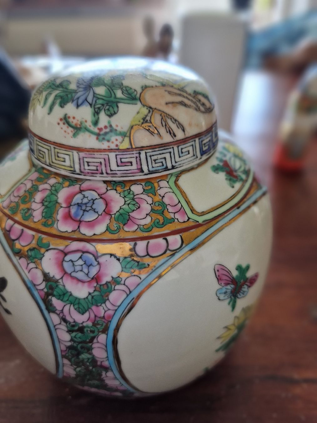 Vasi & Recipienti: Boden Deckel Vase China handgemalt – Usato da Jona venduto da HappyHappyHappyHappy