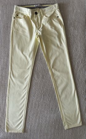 Pantalon STEFANEL jaune pastel taille 38 neuf idéal été 