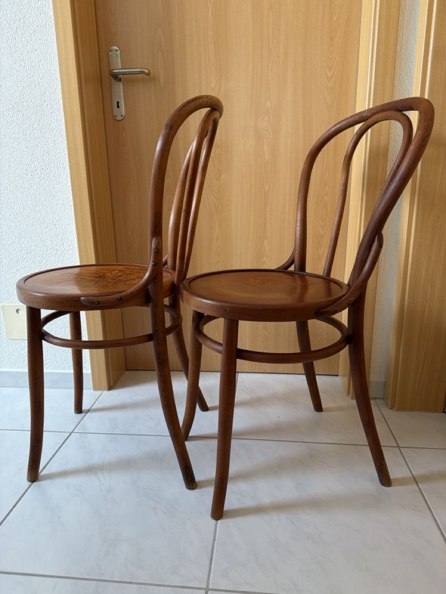 Horgen Glarus Stühle: Alte Horgen Glarus Stühle, 2 Stück. – Gebraucht aus Biberist von Momo33 1