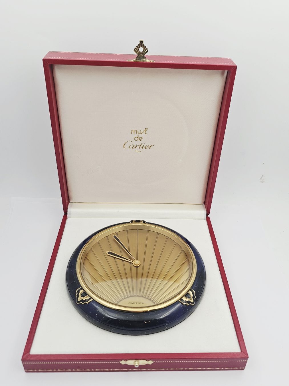 Cartier Orologi da terra & Orologi da parete: CARTIER Tischuhr Lapis Art Déco – Usato da Bassersdorf venduto da AnkerWatch 3