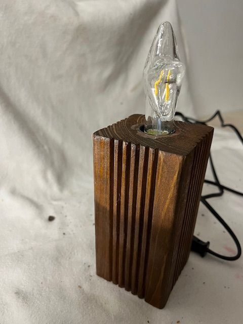 Lampade: Tischlampe Holz Deko LED 230V – Nuovo (secondo la descrizione) da Naters venduto da juveman 1
