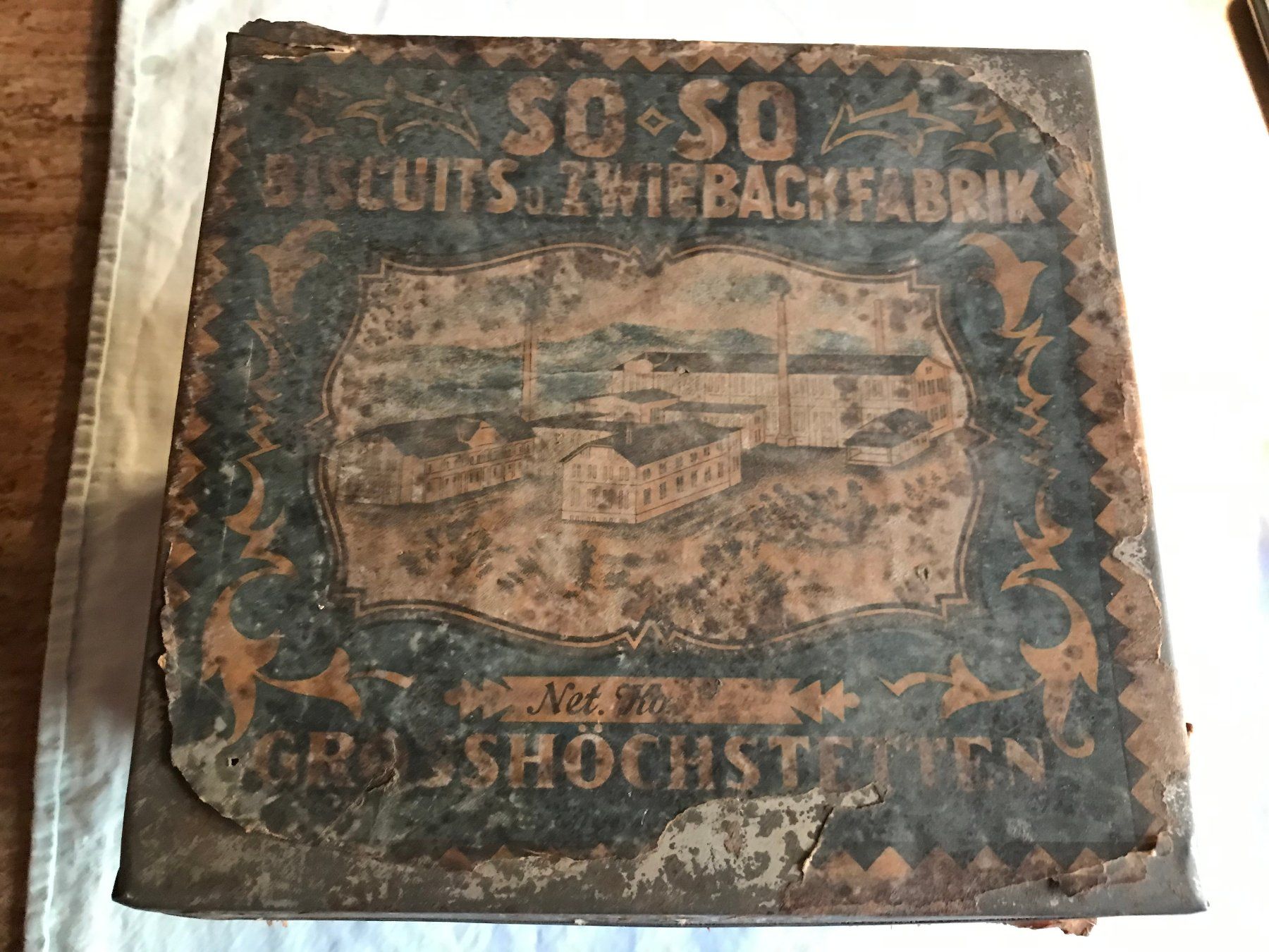Barattoli: Boite Biscuits Dessaigne Genève – Usato da Ste-Croix venduto da BuffetSC 1