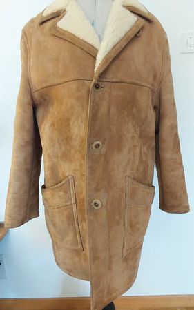 Echter Lammfellmantel Herren M Vintage