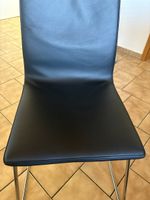 2x Kunstlederstuhl schwarz