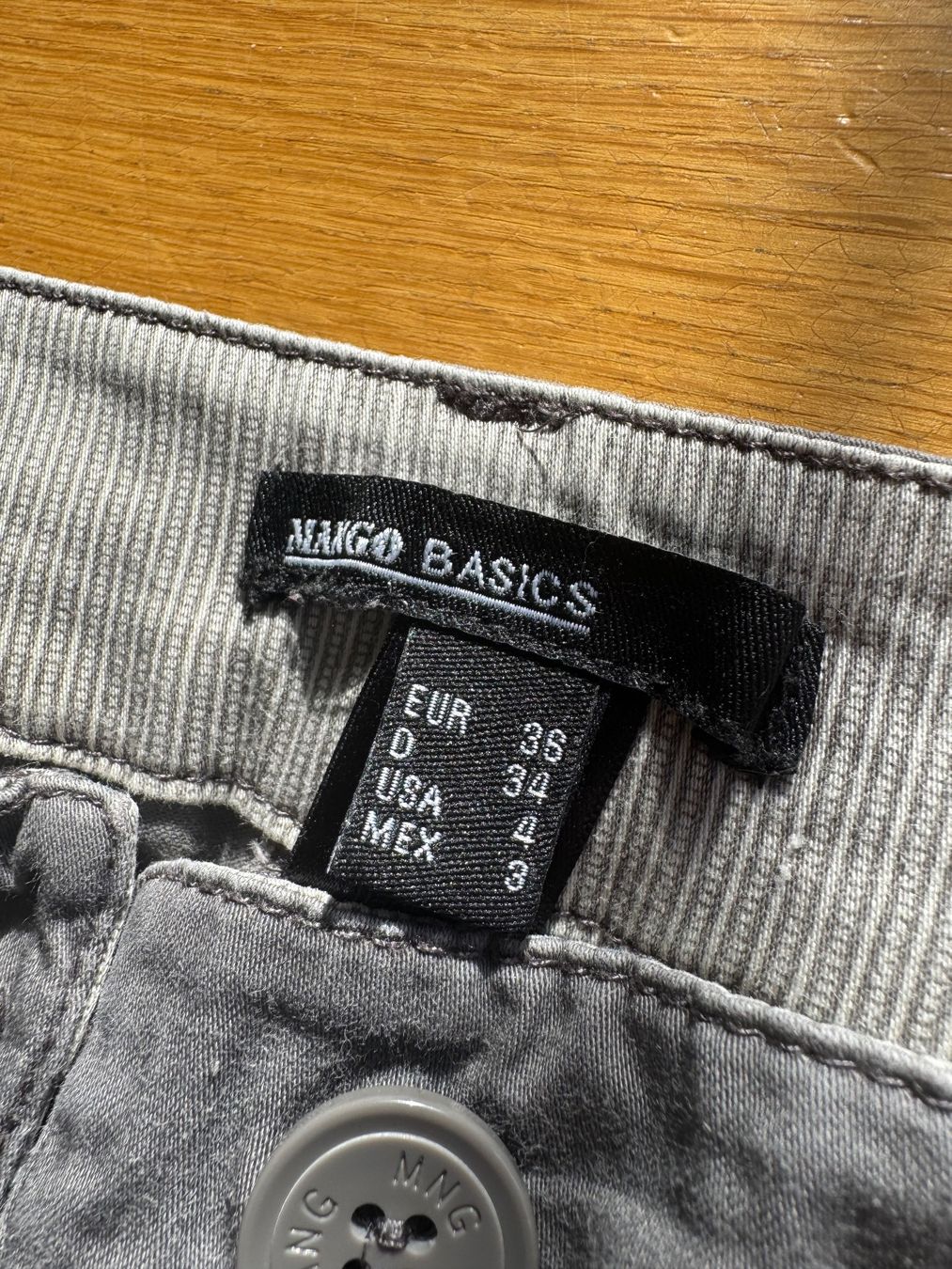 Zara Pantaloni: Elegante graue Stoffhose Gr. 34 – Usato da Schöfflisdorf venduto da sonjastarfish 3