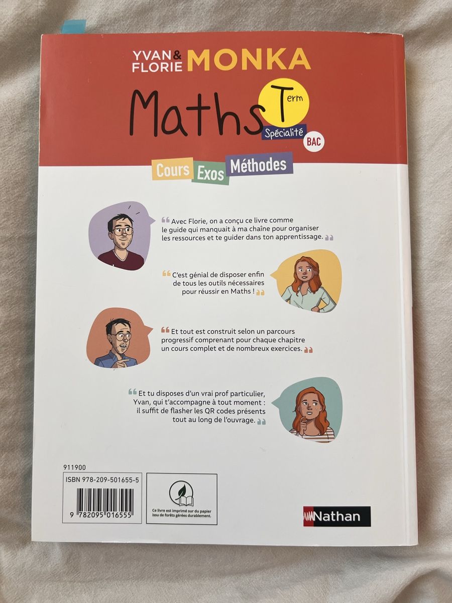 Libri: 2 livres mathématiques- Yvan Monka – Usato da Les Avanchets venduto da mar_xw5b 3