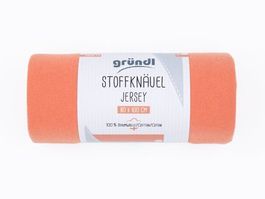 Jersey Stoff stoffknäul 100%Baumwolle orange 80x100cm
