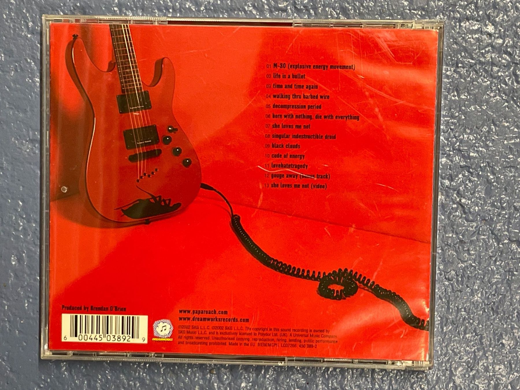 CD: [CD] PAPA ROACH - Lovehatetragedy (2002) – Usato da Frasnacht venduto da DiskSelection 1