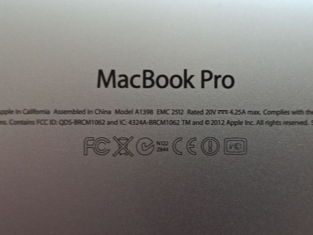 Apple Notebook: Apple MacBook Pro A1398 – Usato da Oberweningen venduto da mar_87mx 4