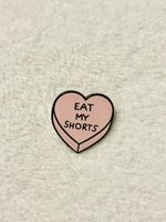 Pin Herz “Eat my Shorts” Bart Simpson Candy Heart