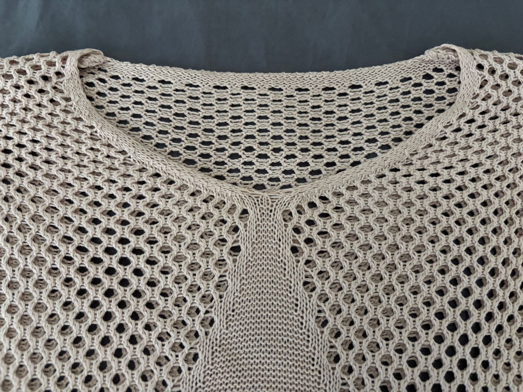 Pulls & Sweat-shirts: Cooler Sommerpullover, Gr. S, sandfarben, Netzoptik – Neuf (Voir description) à Aarwangen par jbl_y8z7 2