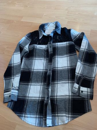 Jolie chemise à carreaux femme taille S
