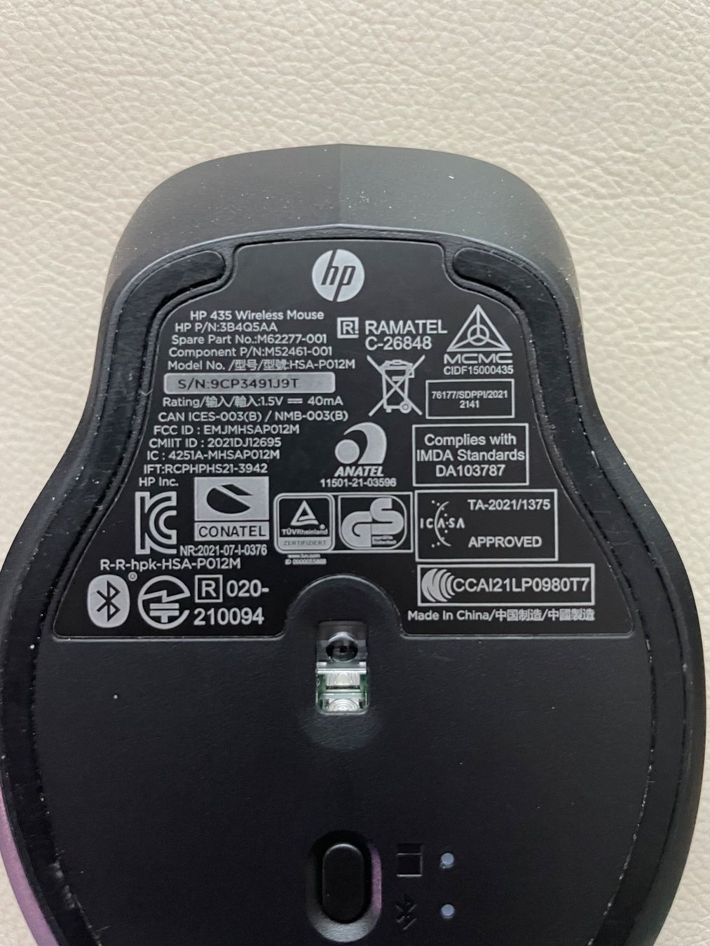 Hewlett Packard Mouse: HP 435 Wireless Mouse Bluetooth TOPZUSTAND – Usato da Ittigen venduto da olli68 1