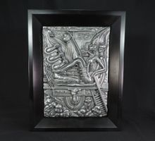 Wandrelief nach H.R.Giger, LI 2, Alien Bild